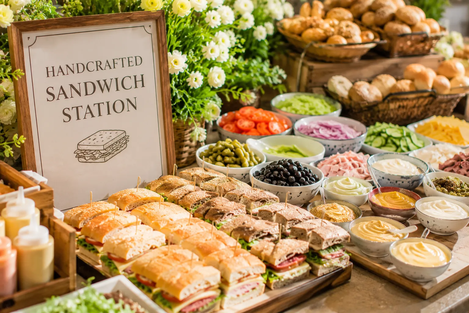 Handcrafted Sandwich Station